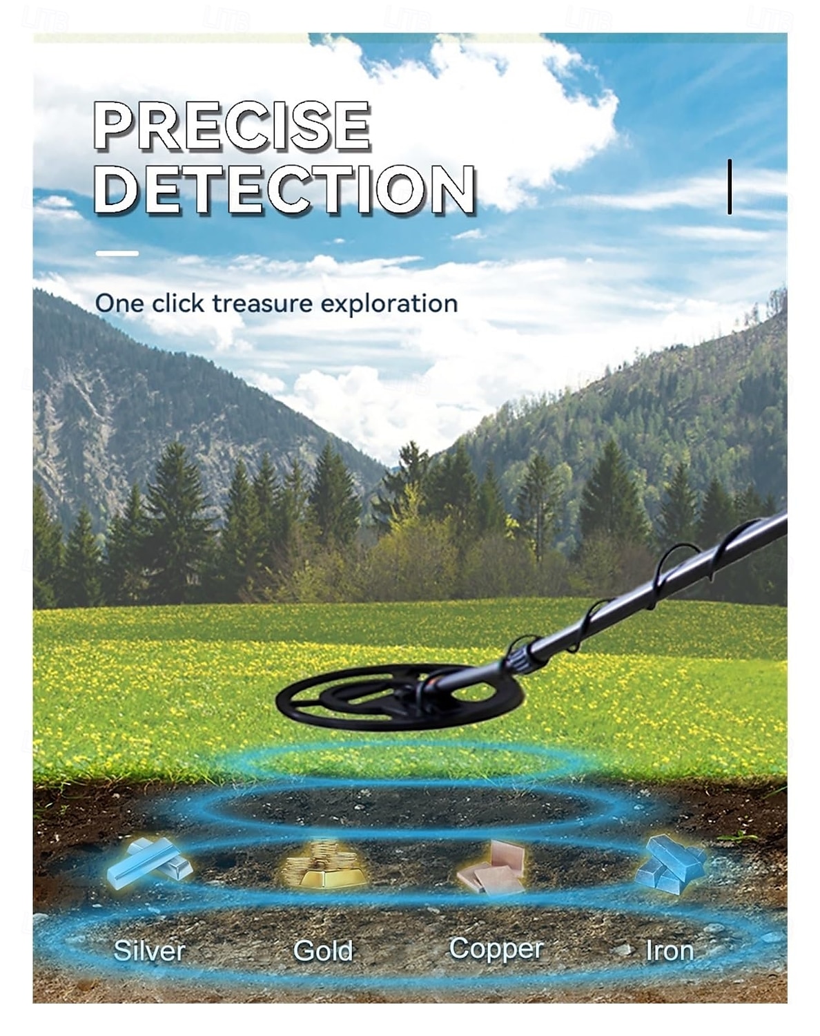 Nuovo metal detector portatile md-810: strumento di ricerca di tesori all'aperto ad alta precisione per oro, argento, rame e ferro del 2025 a $447.89 –P6