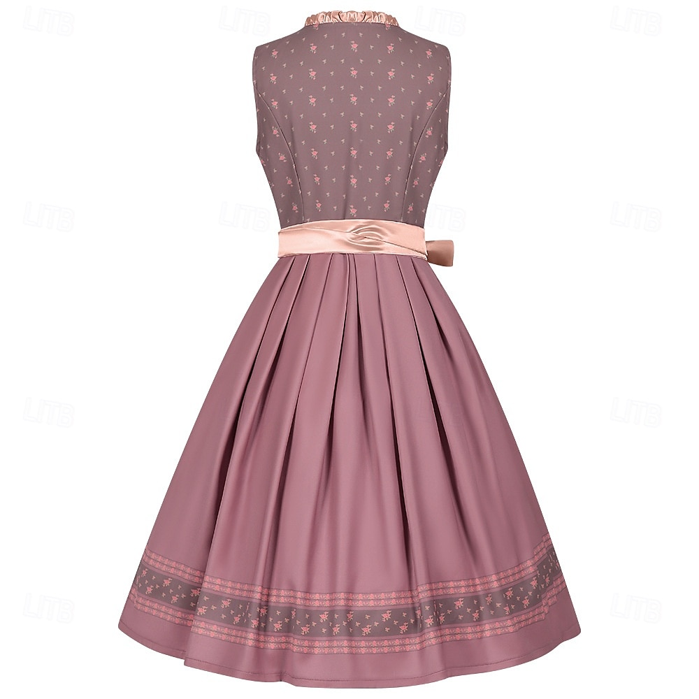 Oktoberfest Broderie Robe Femme de ménage Bavarois Prairies Femmes Carnaval Soirée Fête de la Bière Tissu de style traditionnel Robe Tablier Sans chemisier de 2025 ? $68.99 –P3