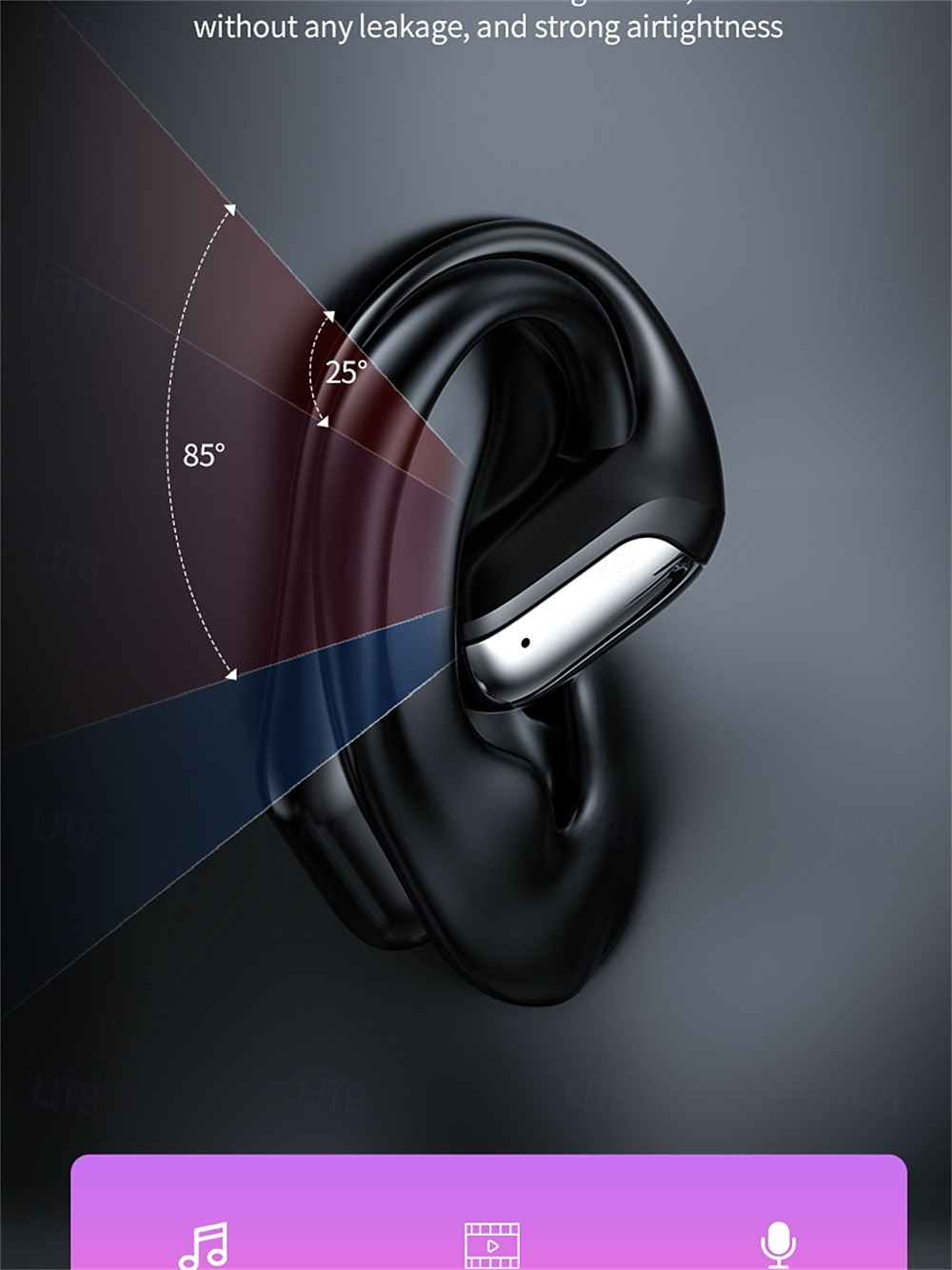 Headset Vertaler 144 Talen Intelligente Stemvertaling Real-Time Vertaling Draadloze Bluetooth 5.4 Instellingen Lage Latentie Zaken Headset 2025 - $39.99 –P6