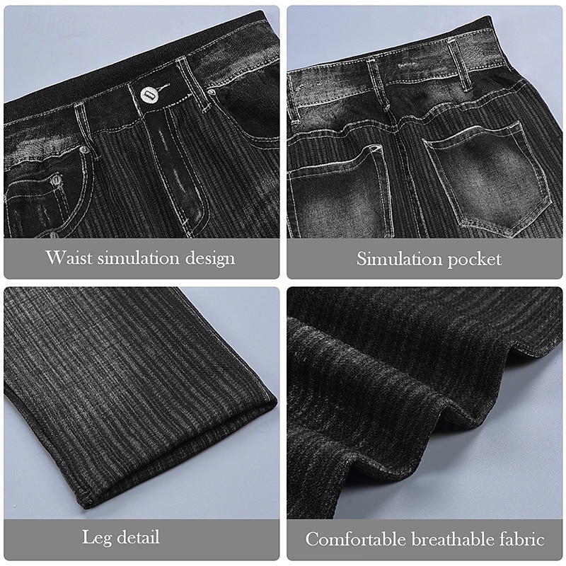 Women's Leggings Capri Pants 3D Print Chinos Vintage Streetwear Casual Calf-Length High Waist Plain Printing Comfy Soft Comfortable Stretchy Outdoor Street Black Red Blue Gray Summer Slim Fit 2025 - $3.99 –P7