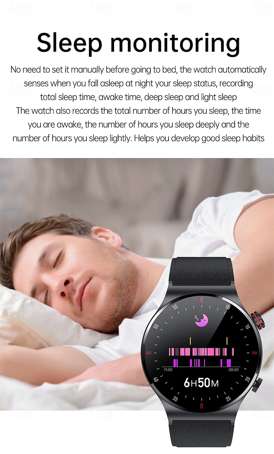 Smart Watch 1.28'' Fitness Tracker Bluetooth Calling Smartwatch with Pedometer Sleep Monitor Waterproof IP67 for Android iOS Men Women 46mm 2025 - $44.99 –P17