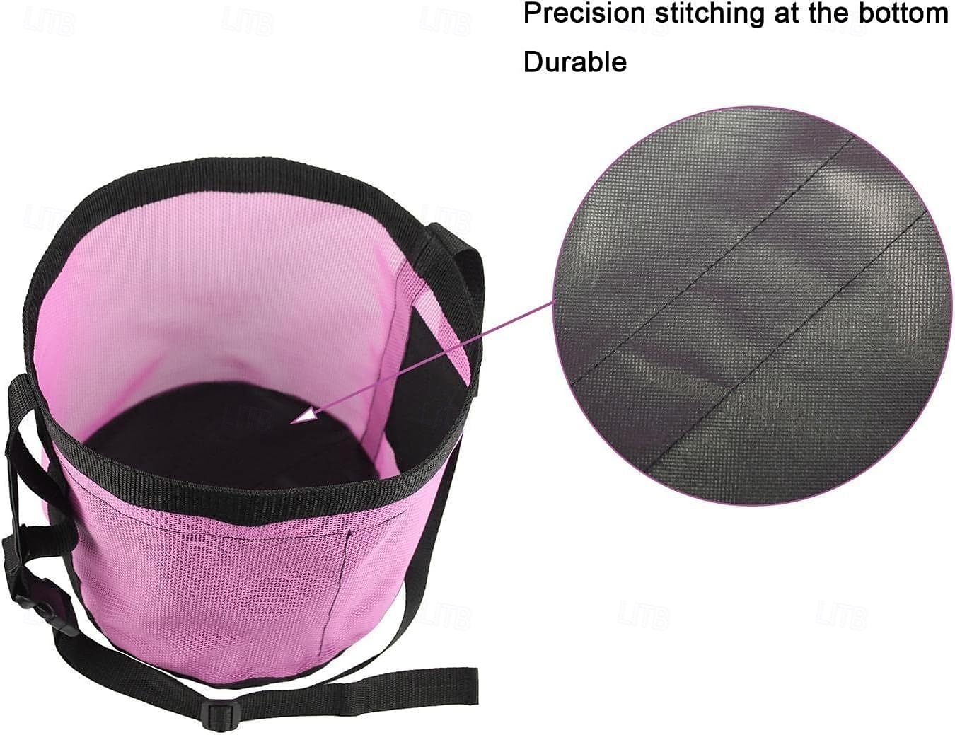 Saco de alimentação para cavalos, sacos de feno para grãos, alimentador de malha resistente para cavalos com alça ajustável, almofada de pescoço confortável, almofada nasal e focinheira inferior à de 2025 por $20.99 –P5