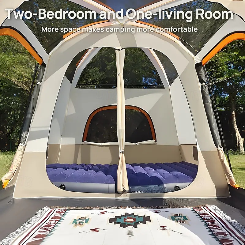 5-8 Person Camping Tent Waterproof Sunproof Mosquito Proof Portable Tent Suitable for Outdoor Camping 2026 - $356.39 –P4