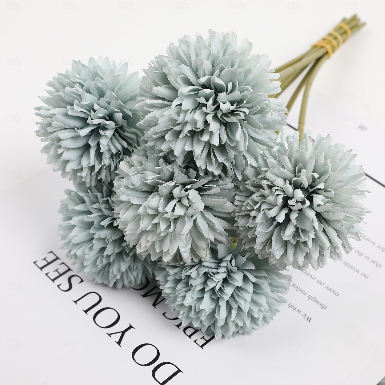 Artificial Chrysanthemum Ball Flowers, Macaron Color Fake Table Tennis Flowers for Wedding Decor, Home Decoration, Desktop Arrangement, Photography Props, Faux Floral Bouquet 2026 - $9.99 –P9
