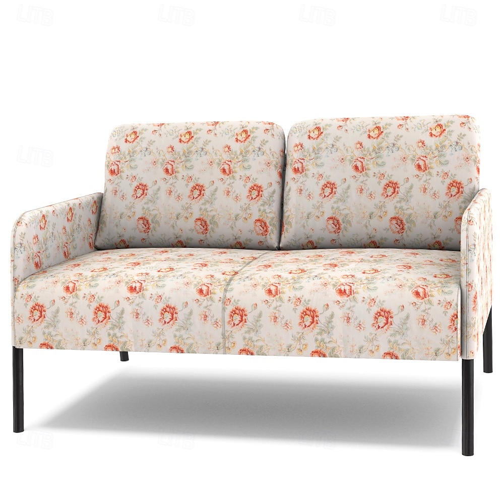 Sofföverdrag i 100 % bomull, lämpligt för Glostad-soffa, blommiga växter, vadderade överdrag 2025 - $140.99 –P6