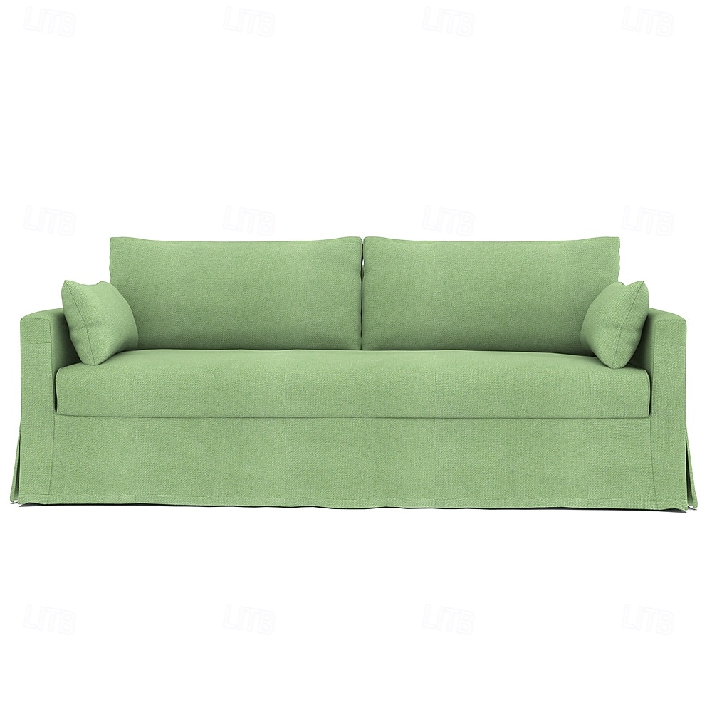 Sofabezug passend für Hyltarp-Sofa, einfarbig, gesteppte Polyester-Schonbezüge 2025 - $226.49 –P7