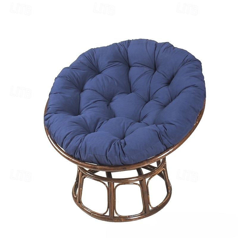 Coussin rond pour balcon, patio, jardin, extérieur ou intérieur, coussin de chaise suspendu, coussin de remplacement pour chaise en forme d'œuf de 2025 ? $18.49 –P8