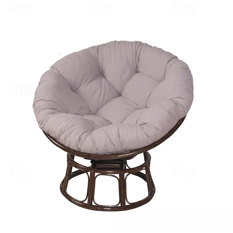 Coussin rond pour balcon, patio, jardin, extérieur ou intérieur, coussin de chaise suspendu, coussin de remplacement pour chaise en forme d'œuf de 2025 ? $18.49 –P5