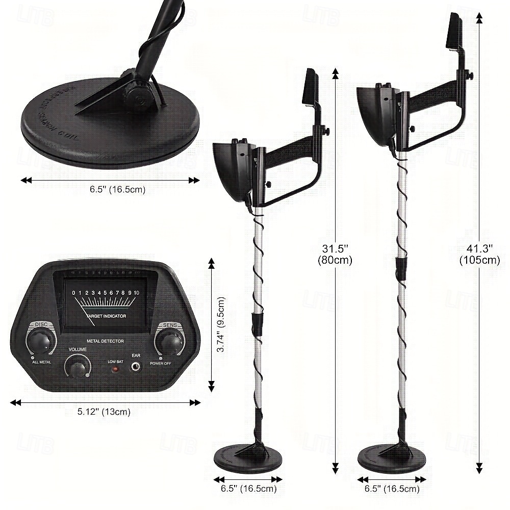 12 Inch High-Sensitivity Coil Golden Digger Deep Search Metal Detector - Adjustable Sensitivity, Advanced LCD Display, Accurate Treasure Hunter for Beginners And Professionals - Suitable for Finding L 2025 - $153.99 –P5