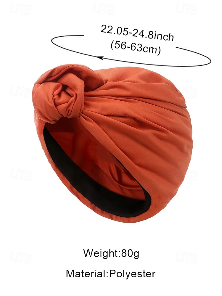Women's fashion knotted bun hat headband, soft fabric, Suitable for casual and outdoor wear, bohemian style, Adjustable for all hair types, Perfect for summer and travel. 2026 - $11.99 –P5