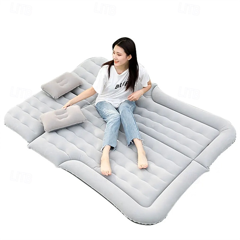 Portable SUV Travel Air Mattress Cushion Inflatable Car Bed Mattress Car Camping Mattress with 2 Pillows Outdoor Camping Cushion 2025 - $79.99 –P5