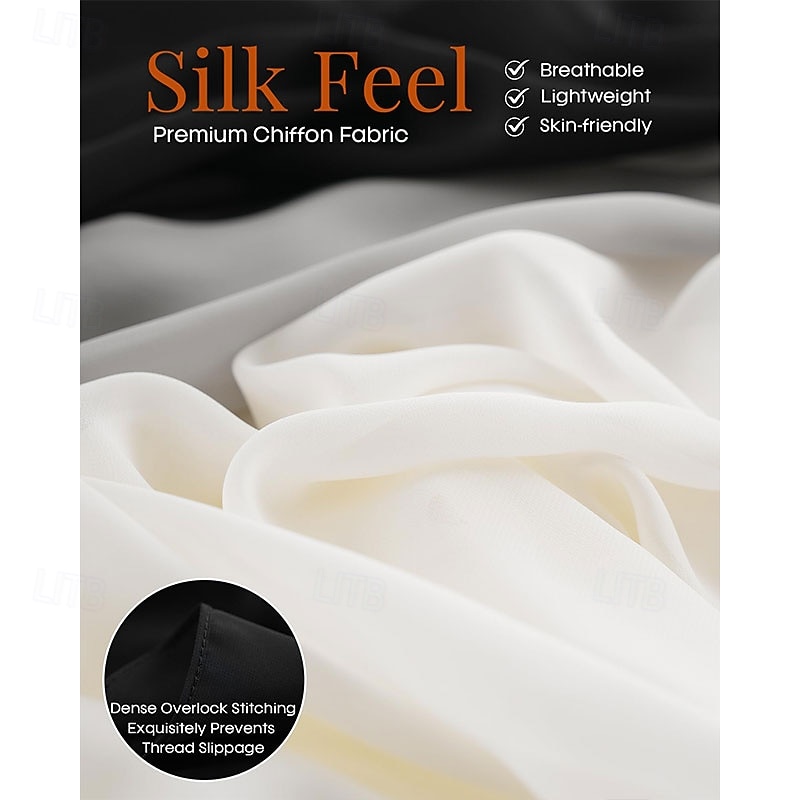 Chiffon Shawl Wraps for Women Evening Dresses Soft Scarf Formal Wedding Bridal Scarves 2026 - $16.49 –P4