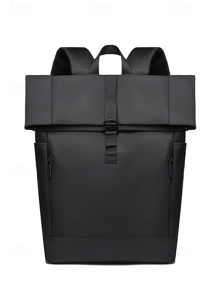Men's Waterproof Roll-Top Backpack with Multiple Pockets and Large Capacity - Minimalist Style Laptop Bag for Work, Travel or College 2026 - $29.99 –P5