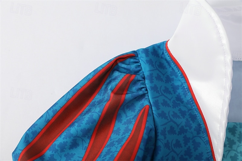 Sněhově bílá Pohádkové Princeznovské Květinové šaty Téma Party Kostým Tylové šaty cosplay Filmové kostýmy for Dívčí Dětské Karneval Plesová maškaráda Párty 2025 - $40.64 –P12