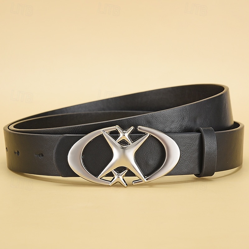 Homme Ceinture Ceinture Taille Noir Blanche Alliage Durable Ajustable Uni Extérieur Quotidien de 2025 ? $5.49 –P6