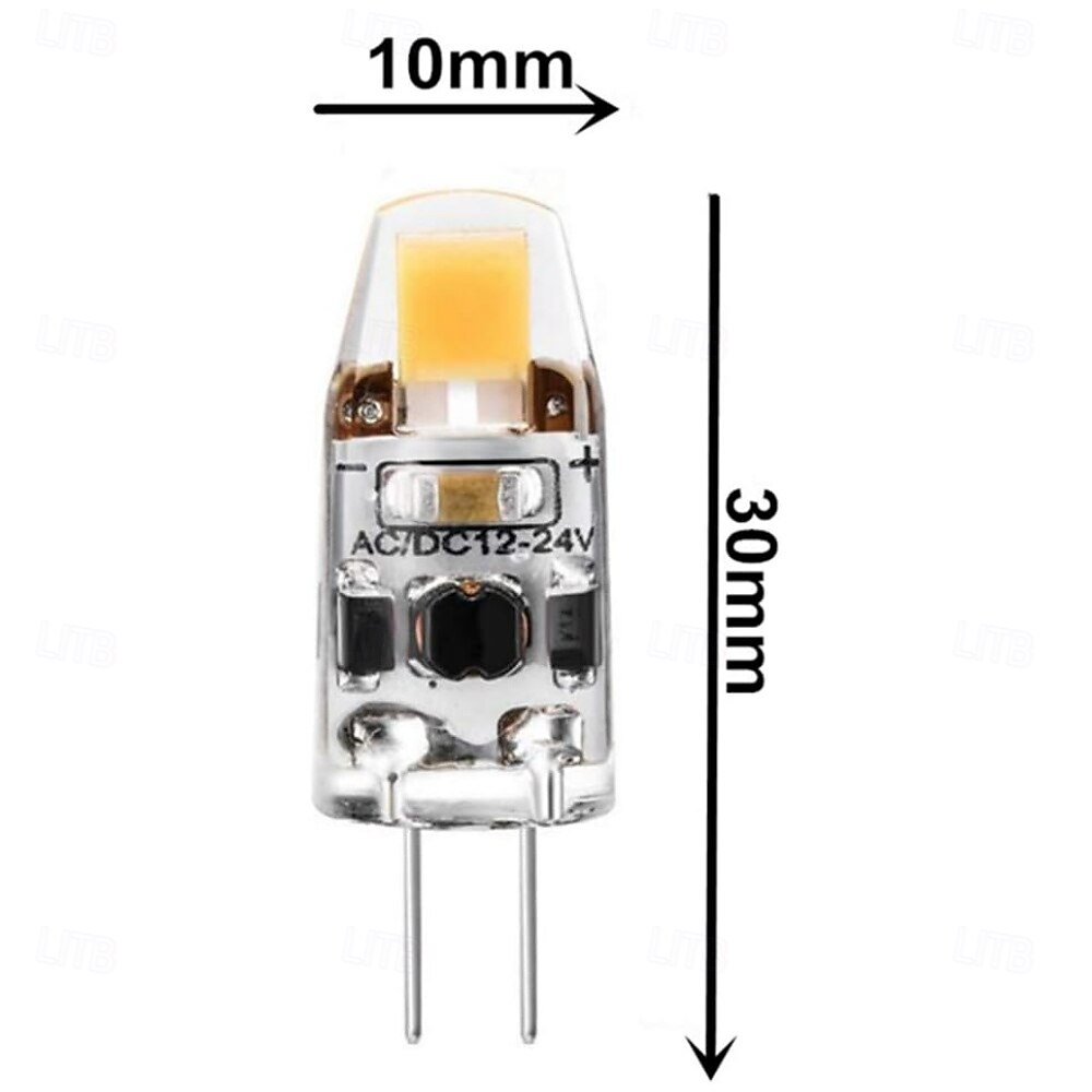 G4 LED Light Bulbs AC/DC12V-24V 2W Dimmable G4 Bi-pin T3 JC Base Bulb Equivalent to 20W G4 Halogen Bulb White Warm White for crystal chandelier 10pcs 2025 - $32.99 –P2