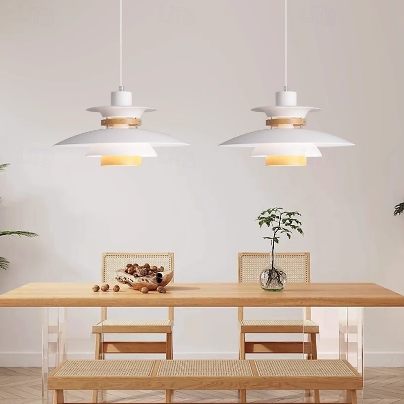 Lampada a sospensione a LED da 35 cm, moderna lampada in metallo per isola cucina, illuminazione a sospensione regolabile per isola cucina, lampadario a LED nero oro per sala da pranzo, camera da del 2025 a $145.99 –P2