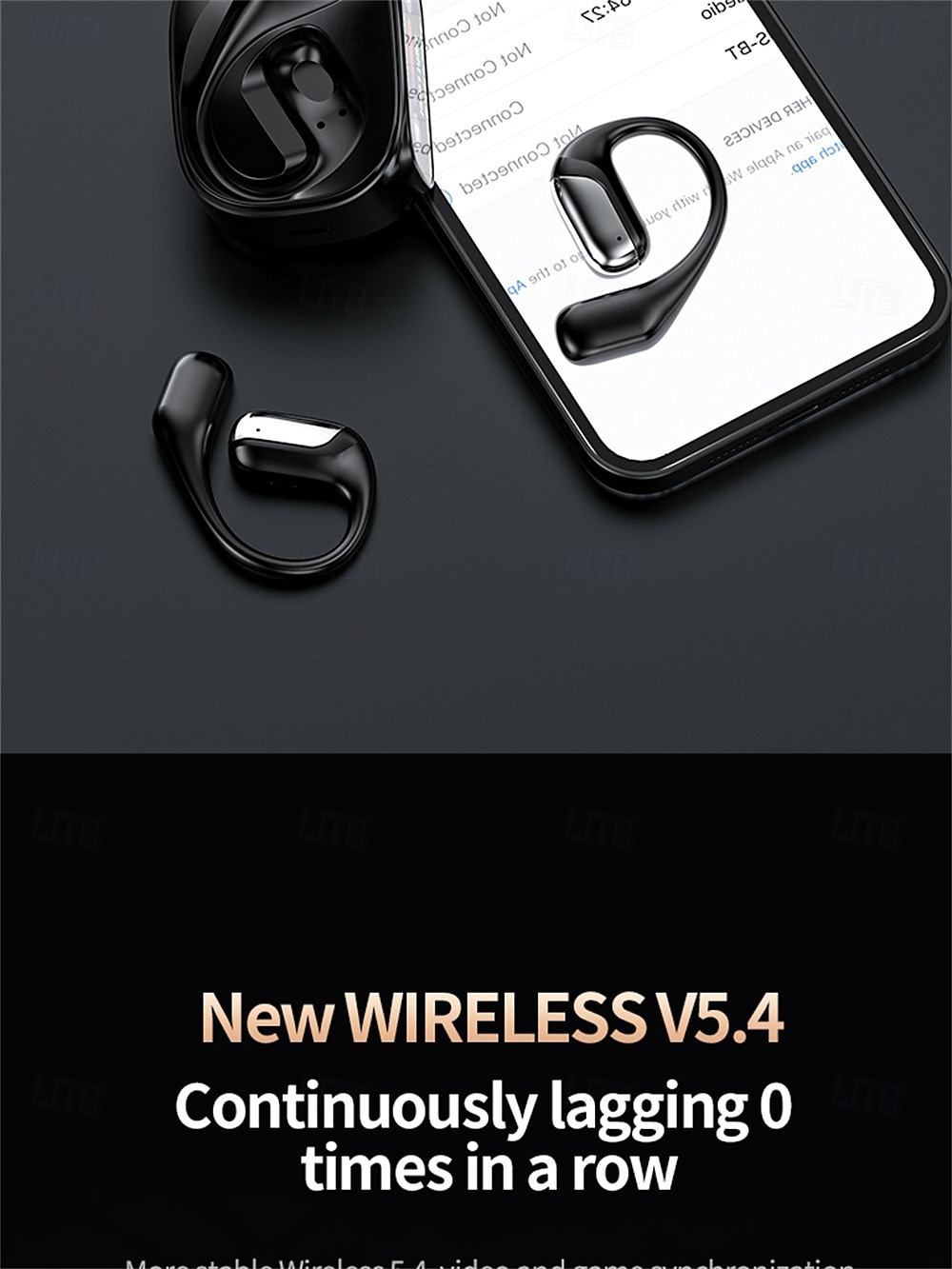 Headset Vertaler 144 Talen Intelligente Stemvertaling Real-Time Vertaling Draadloze Bluetooth 5.4 Instellingen Lage Latentie Zaken Headset 2025 - $39.99 –P10