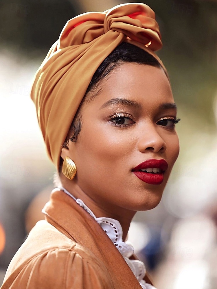 Bandeau à chignon noué à la mode pour femme, tissu doux, adapté aux vêtements décontractés et d'extérieur, style bohème, réglable pour tous les types de cheveux, parfait pour l'été et les voyages. de 2025 ? $14.99 –P3