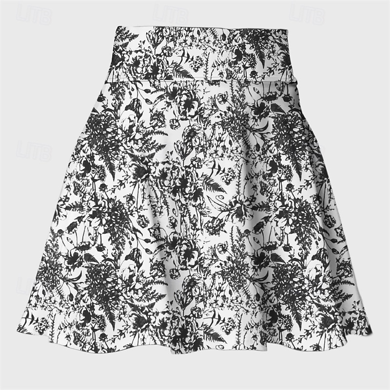 Femmes Graphique Jupes de tennis Jupes de tennis avec shorts Taille haute Séchage Rapide Respirant Tennis Le golf Pickleball Noir Jaune Bleu Vêtements de tennis de 2025 ? $23.99 –P5