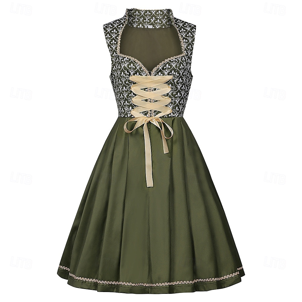 Oktoberfest Dress Maid Bavarian Wiesn Women's Party Beer Festival Traditional Style Cloth Without Blouse 2025 - $62.99 –P6