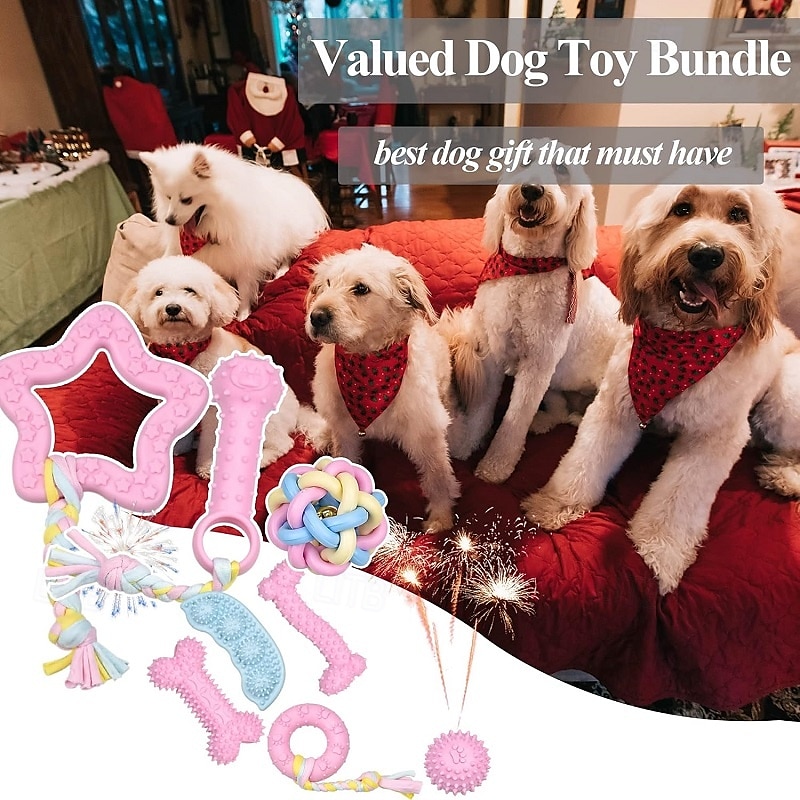 Ball Chew Toy Ball Launchers Interactive Toy Squeak Toy with Durable Pet Exercise Releasing Pressure Teething Rope Toy Teething Toy for Dog Indoor Outdoor Pet Play 2025 - $39.99 –P7