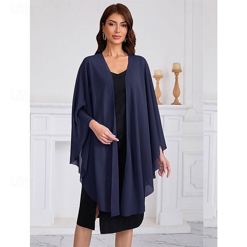 Șaluri și șaluri pentru femei pentru rochie de seară, eșarfă din șifon, eșarfă elegantă și moale din pashmina, eșarfă de mireasă pentru nuntă 2025 - $59.99 –P2