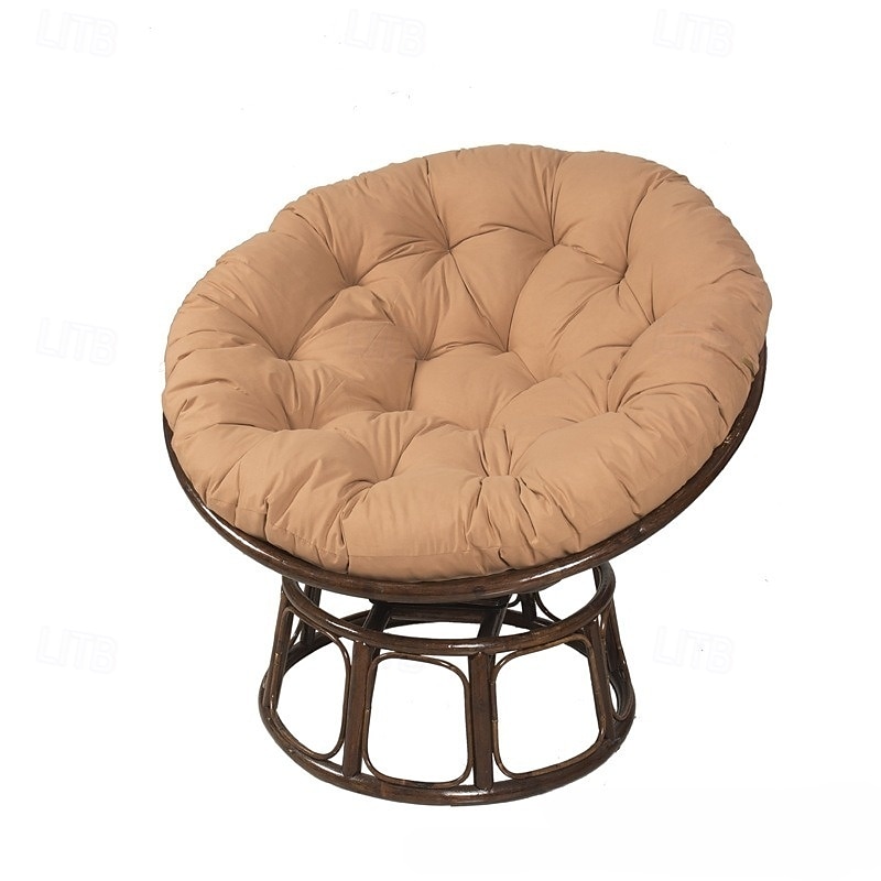 Coussin rond pour balcon, patio, jardin, extérieur ou intérieur, coussin de chaise suspendu, coussin de remplacement pour chaise en forme d'œuf de 2025 ? $18.49 –P6