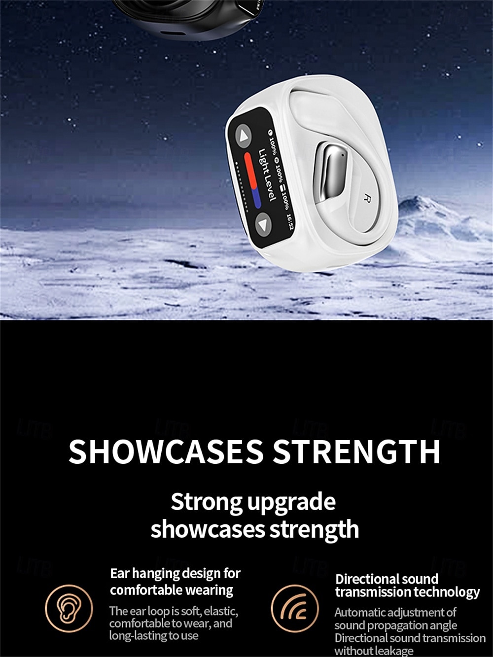 Headset Vertaler 144 Talen Intelligente Stemvertaling Real-Time Vertaling Draadloze Bluetooth 5.4 Instellingen Lage Latentie Zaken Headset 2025 - $39.99 –P2