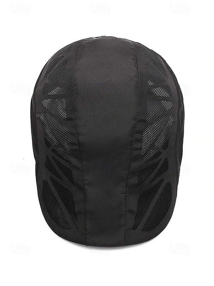 Atmungsaktive Baskenmütze für Herren mit Mesh-Einsatz, verstellbar für Outdoor-Aktivitäten und Laufen 2025 - $14.99 –P4