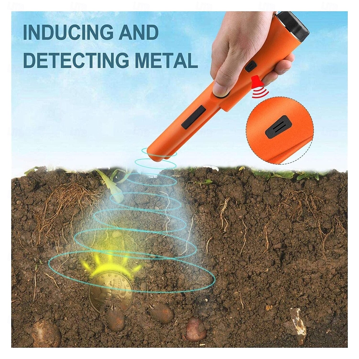 700 Handheld Metal Detector Waterproof GP Pointer with LED Light for Outdoor Treasure Hunting, Archaeology & Security Inspection 2025 - $117.99 –P11
