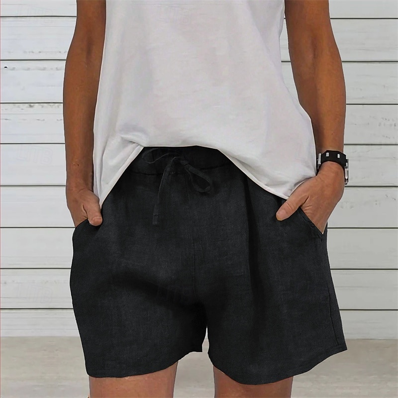 Per donna Shorts Shorts da Spiaggia Pantaloni Palazzo Moda Streetwear Comfort Corto Vita Alta Semplice Elastico in vita Comodo All'aperto Confortevole Streetwear Abbigliamento quotidiano Uscire del 2025 a $15.99 –P3