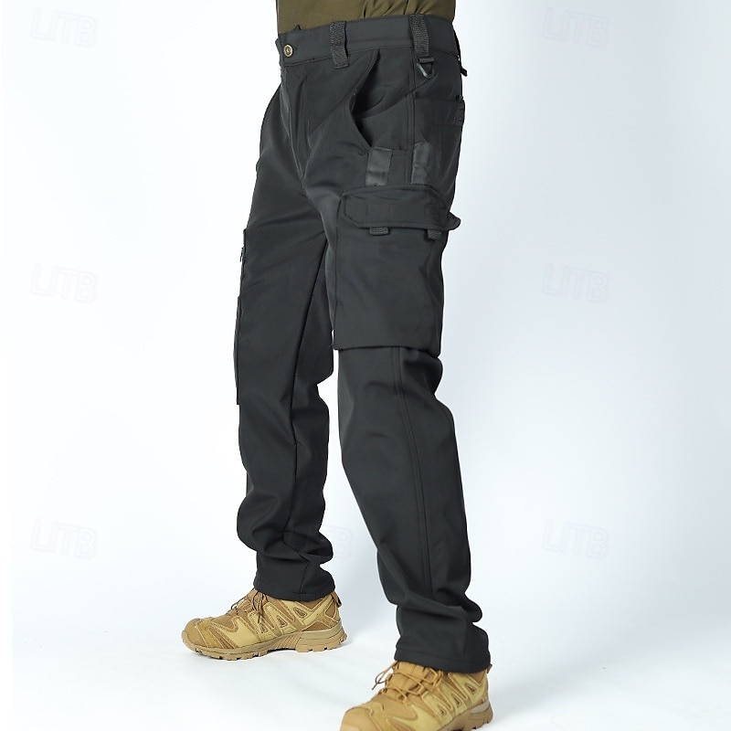 Men's Cargo Pants Tactical Pants Trousers Buttons Multi Pocket Plain Wearable Outdoor Daily Camping & Hiking Fashion Classic Black Camouflage 2025 - $31.99 –P5