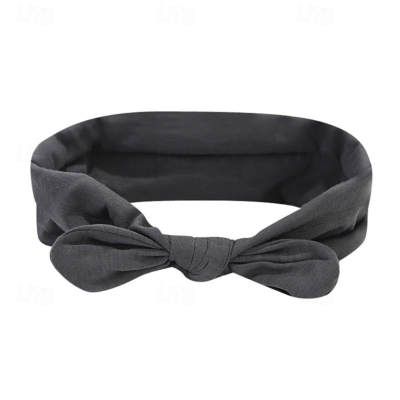 Fasce per capelli con fiocco per donne e ragazze, fasce larghe per capelli da donna, fasce per capelli elastiche morbide e antiscivolo, bandane turbanti da palestra, fasce per capelli, accessori per del 2025 a $3.99 –P11