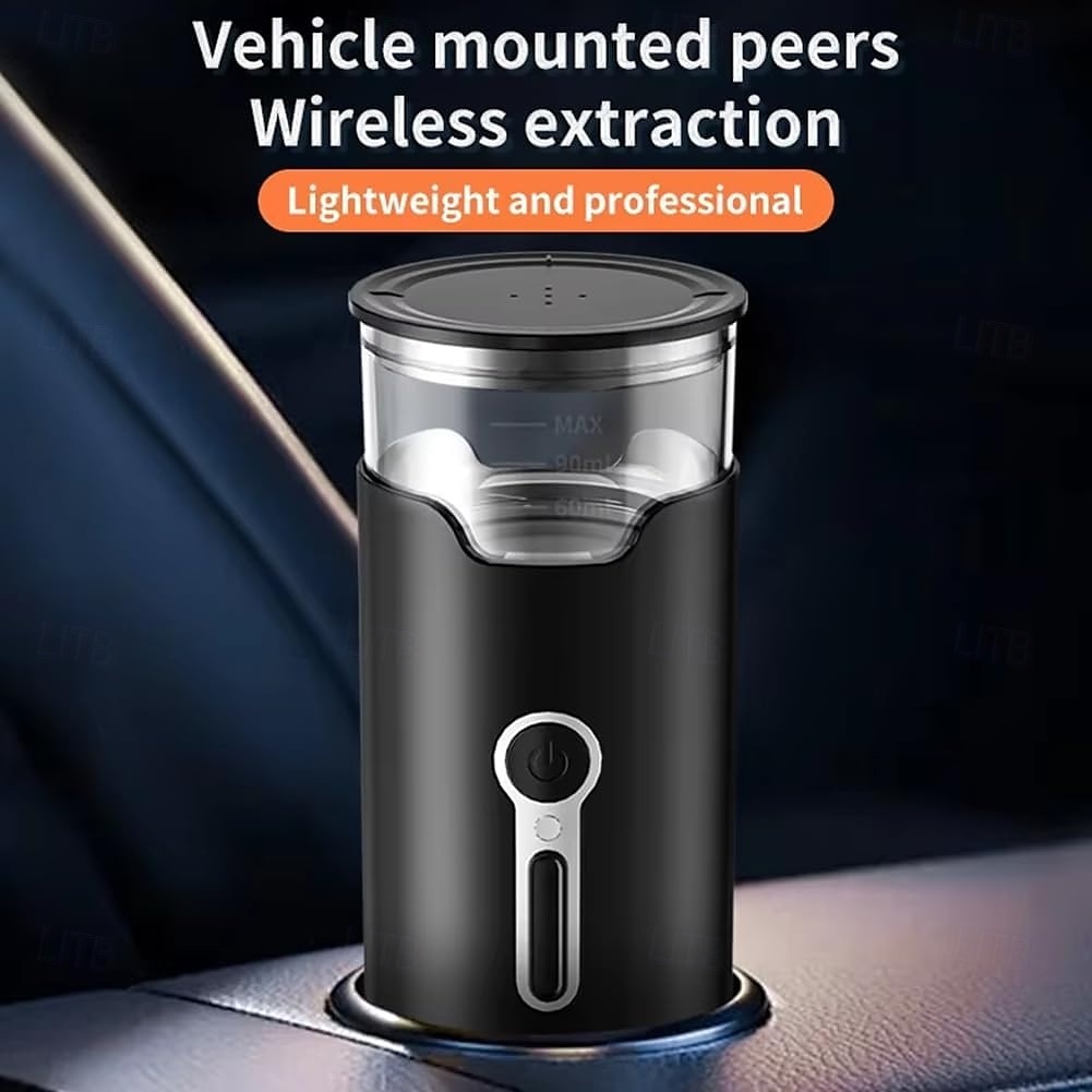 Portable Coffee Pot and Car Coffee Maker Portable brewer, travel coffee maker for camping, caravanning, hiking and office use, self-heating function 2025 - $59.99 –P9