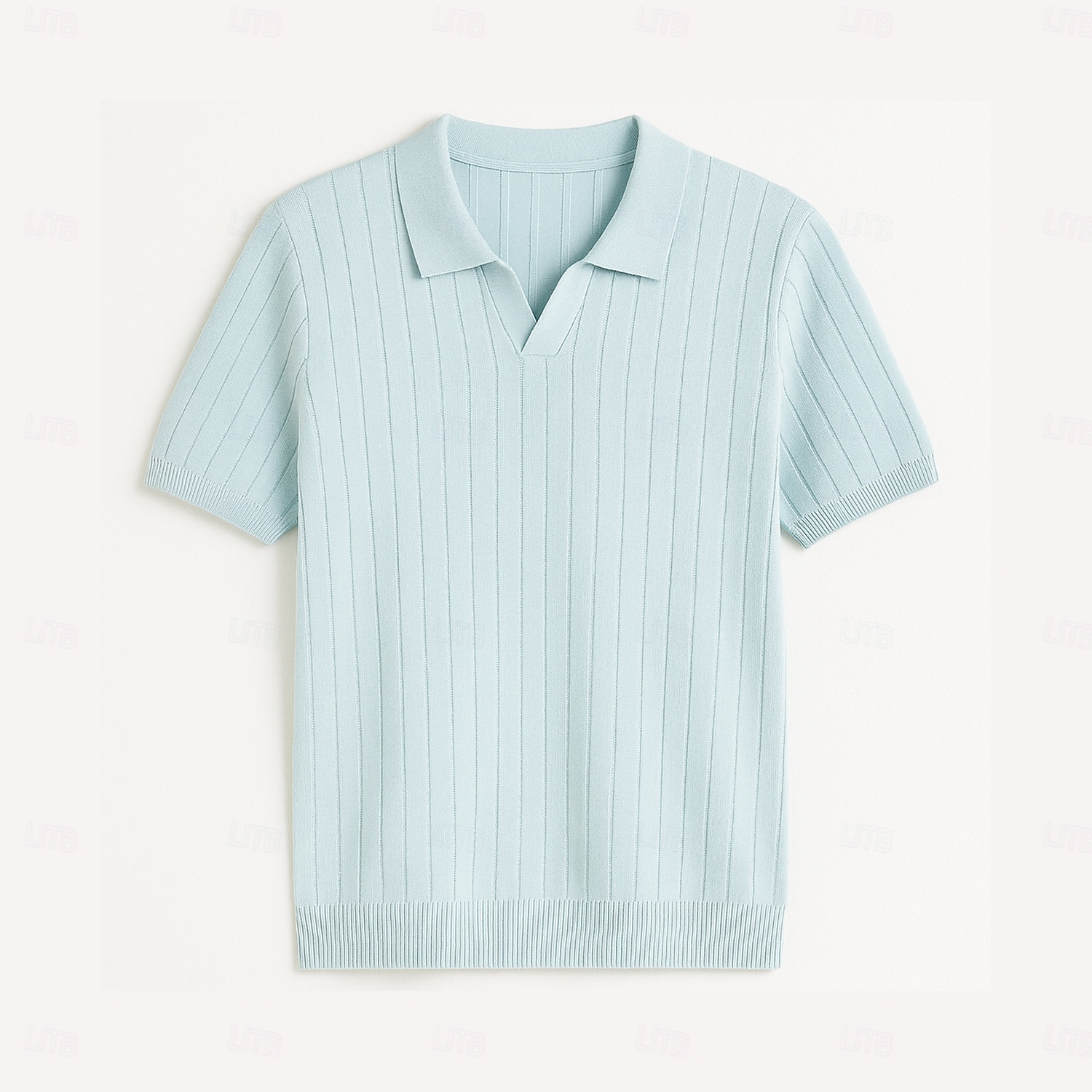 Per uomo Polo Maglione polo lavorato a maglia Affari Casuale Scollo a V Manica Corta Formale Tinta unica Novità Estate Tutte le stagioni Blu chiaro Cachi chiaro Nero Bianco Verde militare Caffè Polo del 2025 a $27.99 –P4
