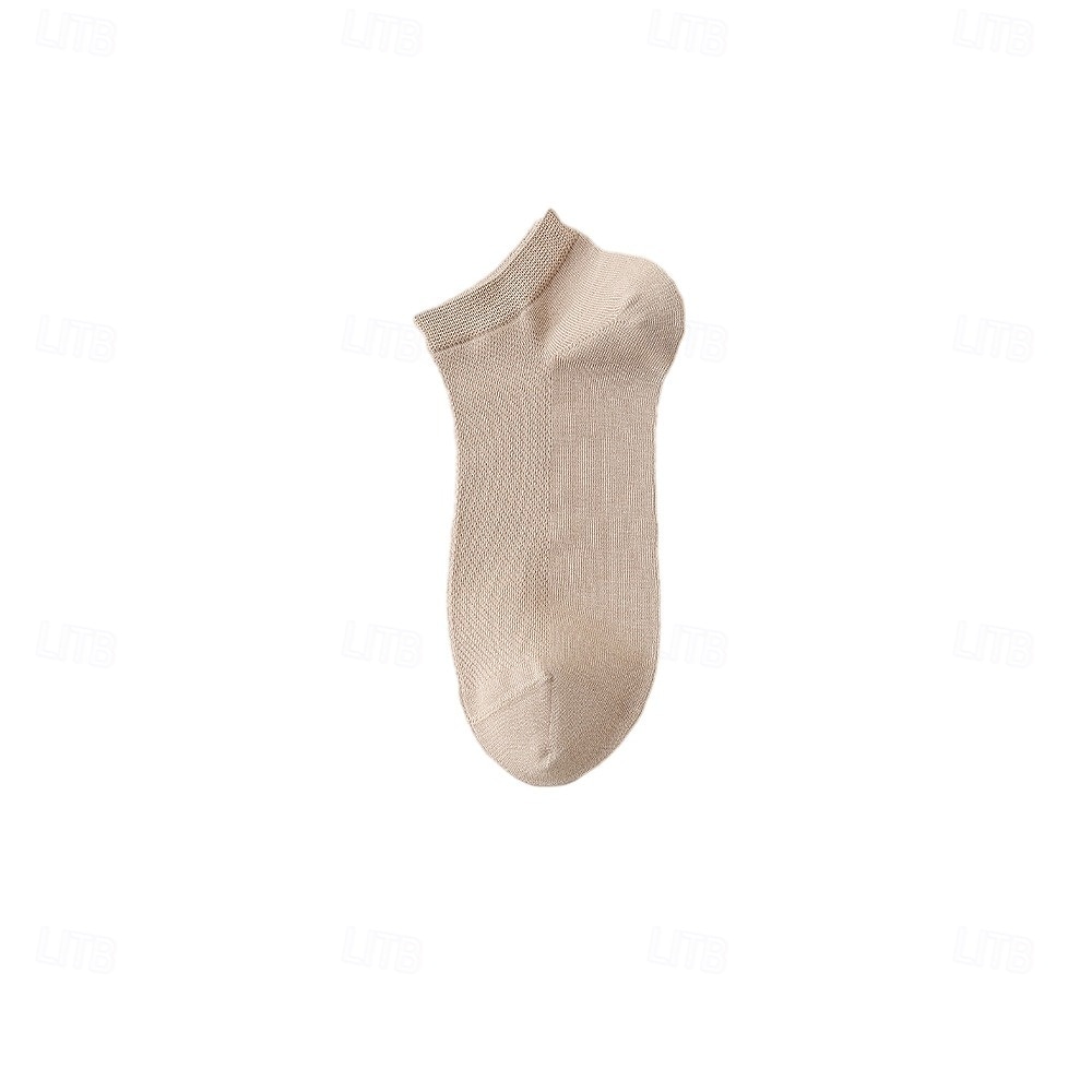 Herren 1 Paar Socken No-Show und Liner-Socken Schwarz Weiß Farbe Einfach Schule Formell Outdoor Dünn Sommer Frühling Herbst Ganzjahres Täglich Lässig 2025 - $3.99 –P19