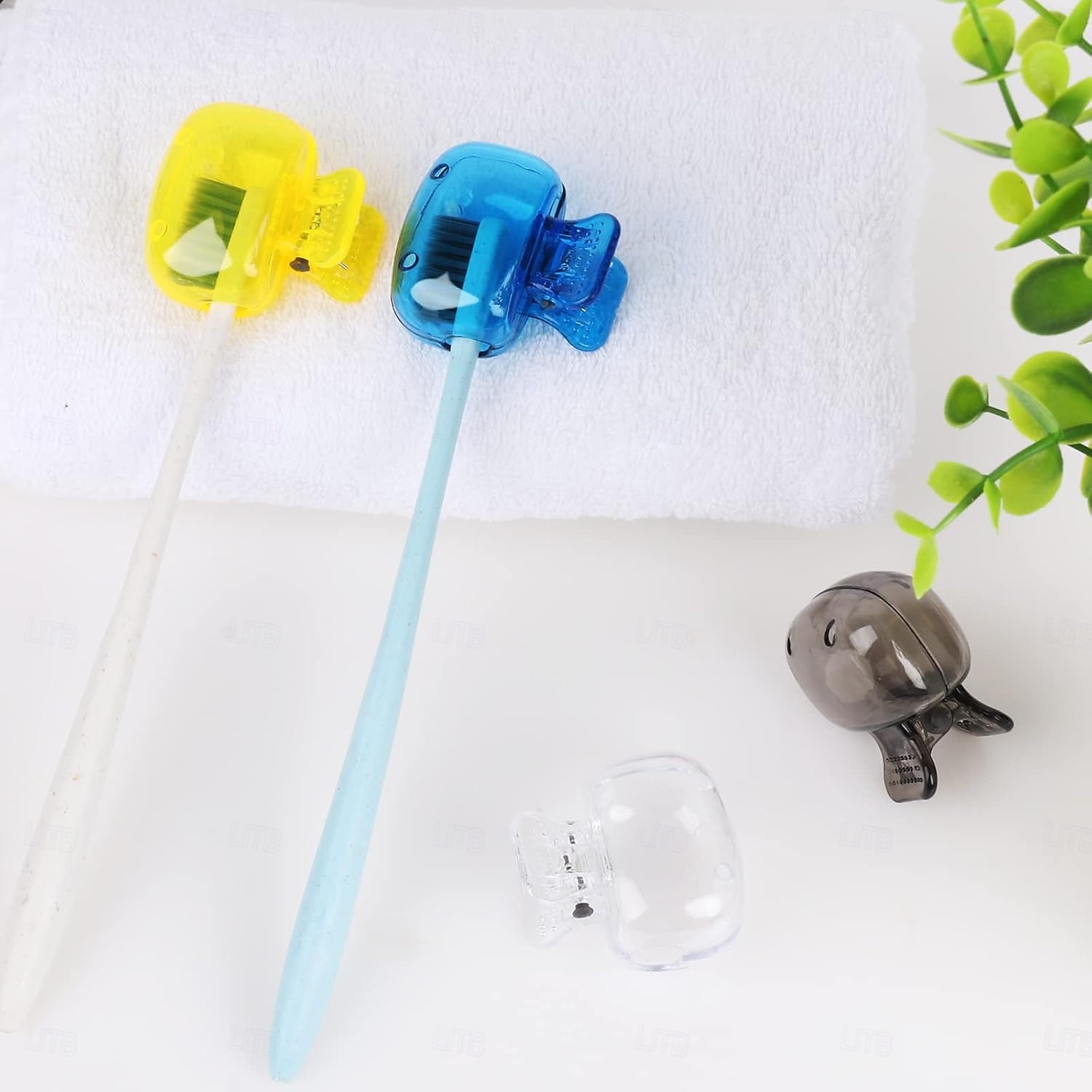 Lot de 10/15/20 housses de tête de brosse à dents de voyage, capuchon de protection de brosse à dents portable, étui de protection en plastique avec clip pour la maison, les voyages, le camping, la de 2025 ? $15.99 –P3