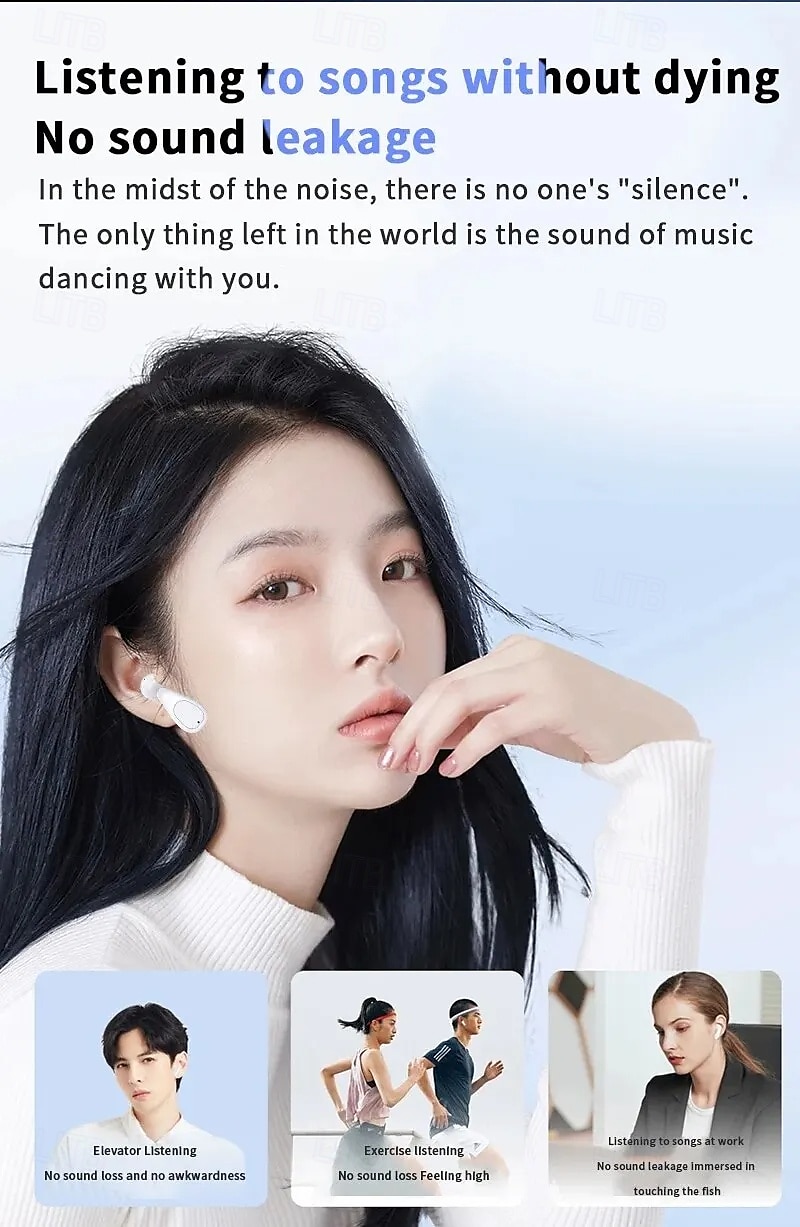 Z58 Ear Hook Bluetooth 5.0 Wireless Headphones – TWS Low Latency Gaming Earbuds with Mic, HiFi Sound, Noise Reduction for Sports & Travel 2025 - $20.99 –P3