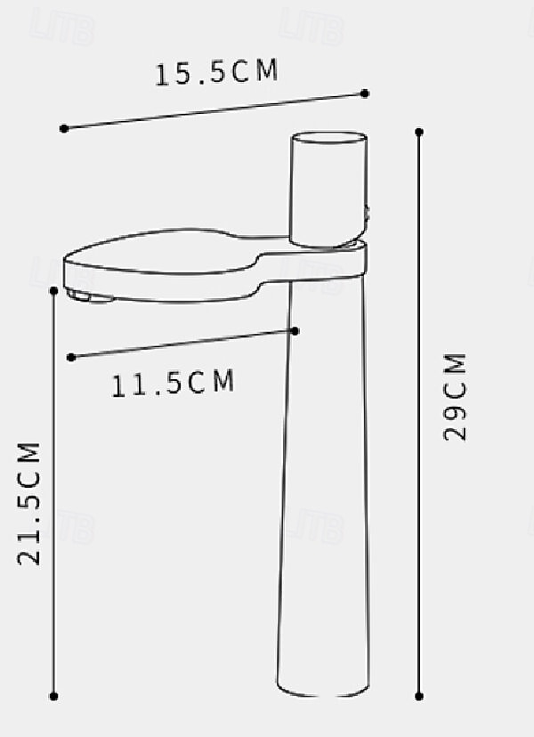 Robinet de lavabo - Cascade Électroplaqué Ensemble central Poignée unique à un trouBath Taps de 2025 ? $150.85 –P1