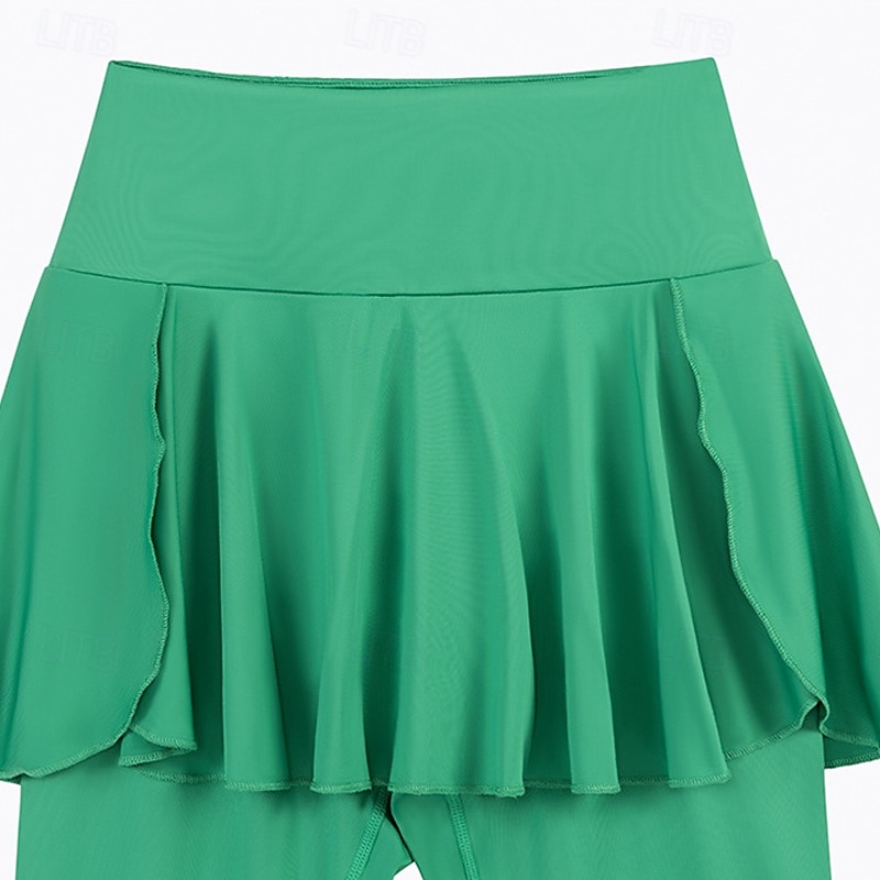 Damskie Solidne kolory Spódnica casualowa Spódnica tenisowa z legginsami Pofałdowany Boczne kieszenie Szybkie wysychanie Bransoletka tenisowa Golf Pikle Doły Czarny Biały Fioletowy Odzież tenisowa 2026 - $21.99 –P17