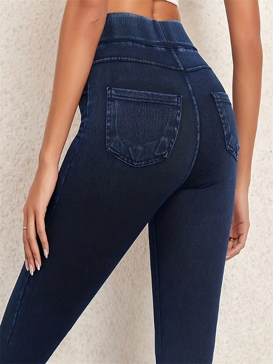 Női Jeggings Szabadság Szüret Etnikai stílus Teljes hossz Magas derék Magas vágás Mokaszinok Légáteresztő Gyors szárítás Nyúlós Szabadtéri Jóga Utca Fekete Medence Sötétkék Nyár Karcsúsított 2025 - $22.99 –P10