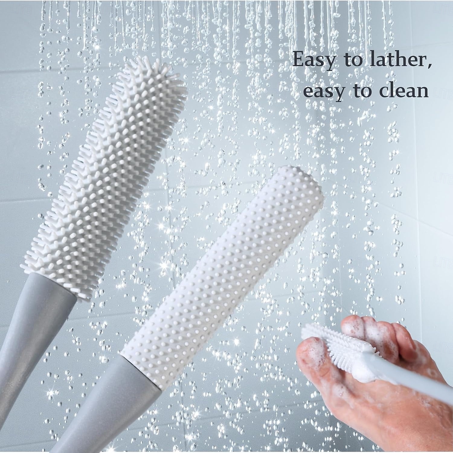Toe Cleaning Brush, Toe Gap Cleaning Brush Long Handle,Silicone Foot Scrubber for Shower,Feet Cleaner Scrub Foot Care for Seniors,Elderly, Men and Women 2025 - $9.99 –P6