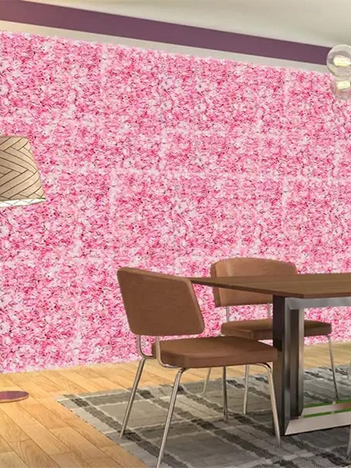 recinzione artificiale simulata, rete decorativa da giardino in rattan, recinzione telescopica in legno, parete di fiori finti per matrimoni, sfondo e decorazione del giardino del 2025 a $15.49 –P19