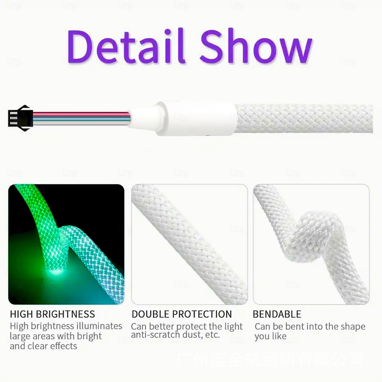 2M/3M/5M Neon LED Strip Lights 360 Luminous Waterproof Strip with Music Sync Remote & APP Control USB-Powered Flexible Lighting for Indoor/Outdoor Gaming Room Bedroom and Wall Decor 2025 - $25.99 –P12