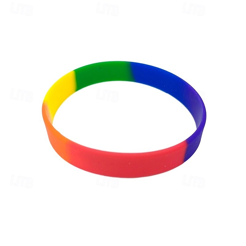 pulseira de arco-íris do mês do orgulho com pulseira em camadas e alargada de 2025 por $4.99 –P4
