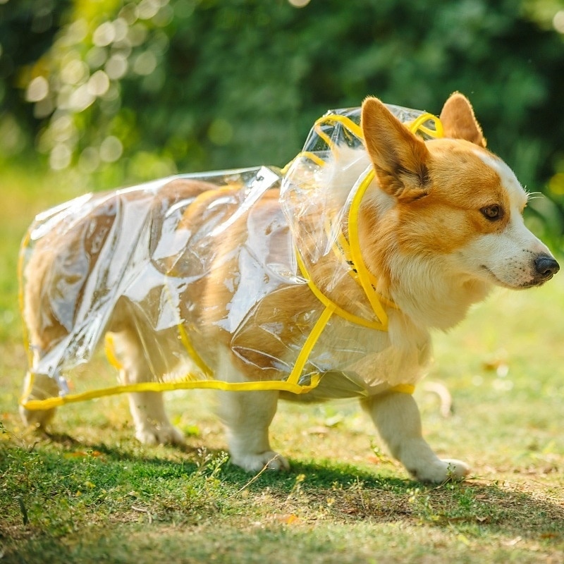 2025年 ペット犬用レインコート防水ジャケット犬用レインポンチョポータブルレインコート通気性軽量通気性軽量小型中型犬に適しています コレクション – $25.99 –P10