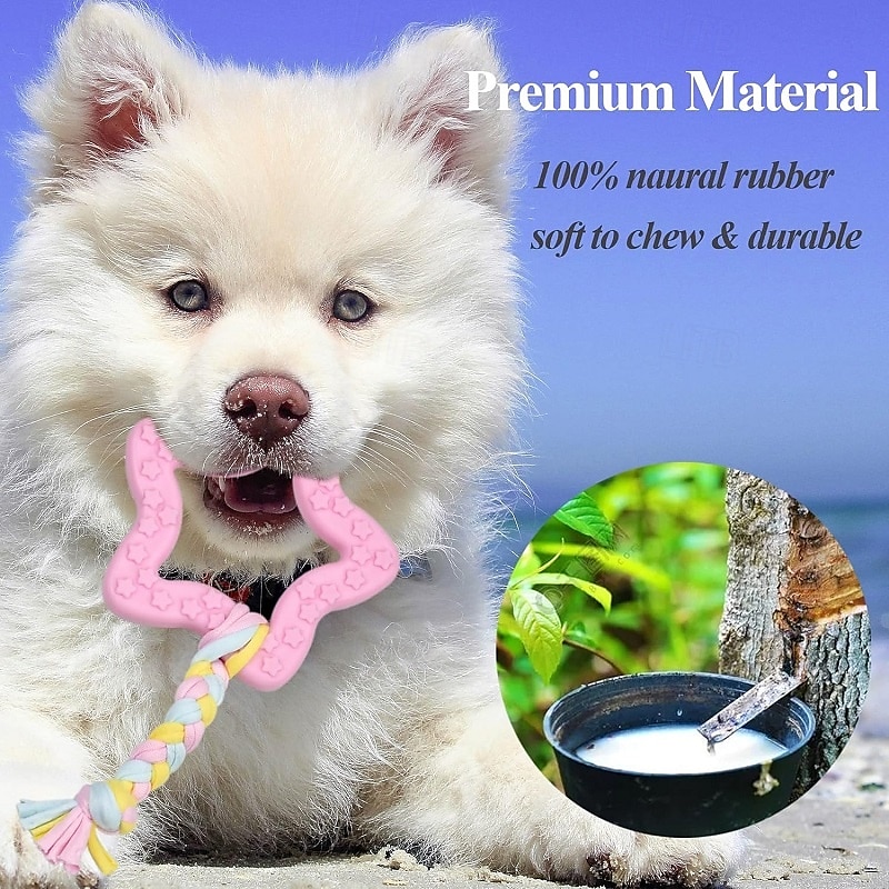 Ball Chew Toy Ball Launchers Interactive Toy Squeak Toy with Durable Pet Exercise Releasing Pressure Teething Rope Toy Teething Toy for Dog Indoor Outdoor Pet Play 2025 - $39.99 –P4