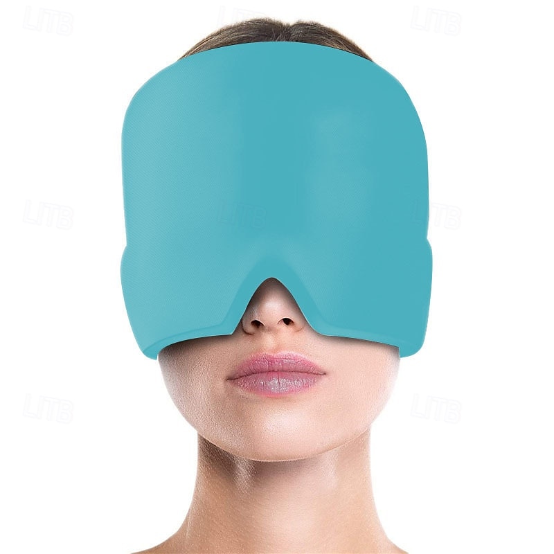 hodepine- og migrenehatt, kjøleputer gel migrenemaske, gjenbrukbar migrenehette for spenning, stress, langvarig kjølende isterapi 2025 - $23.99 –P3