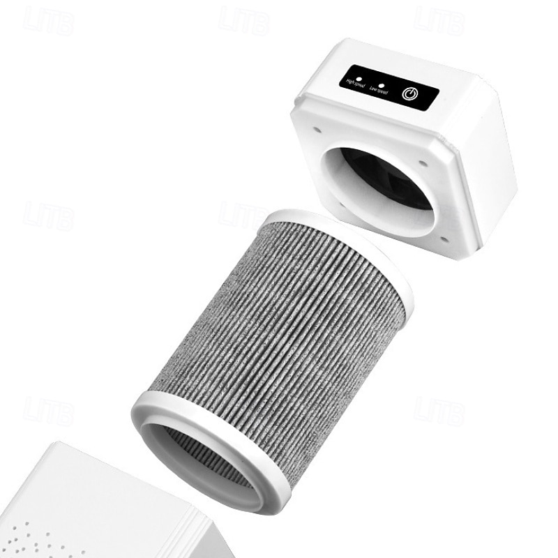 Negative Ion Air Purifier With Filter Cartridge Air Purifier For Whole House Negative Ion Germicidal Deformaldehyde Filter Sterilization And Deodorization Smart Mute Deodorizer 2025 - $48.99 –P6